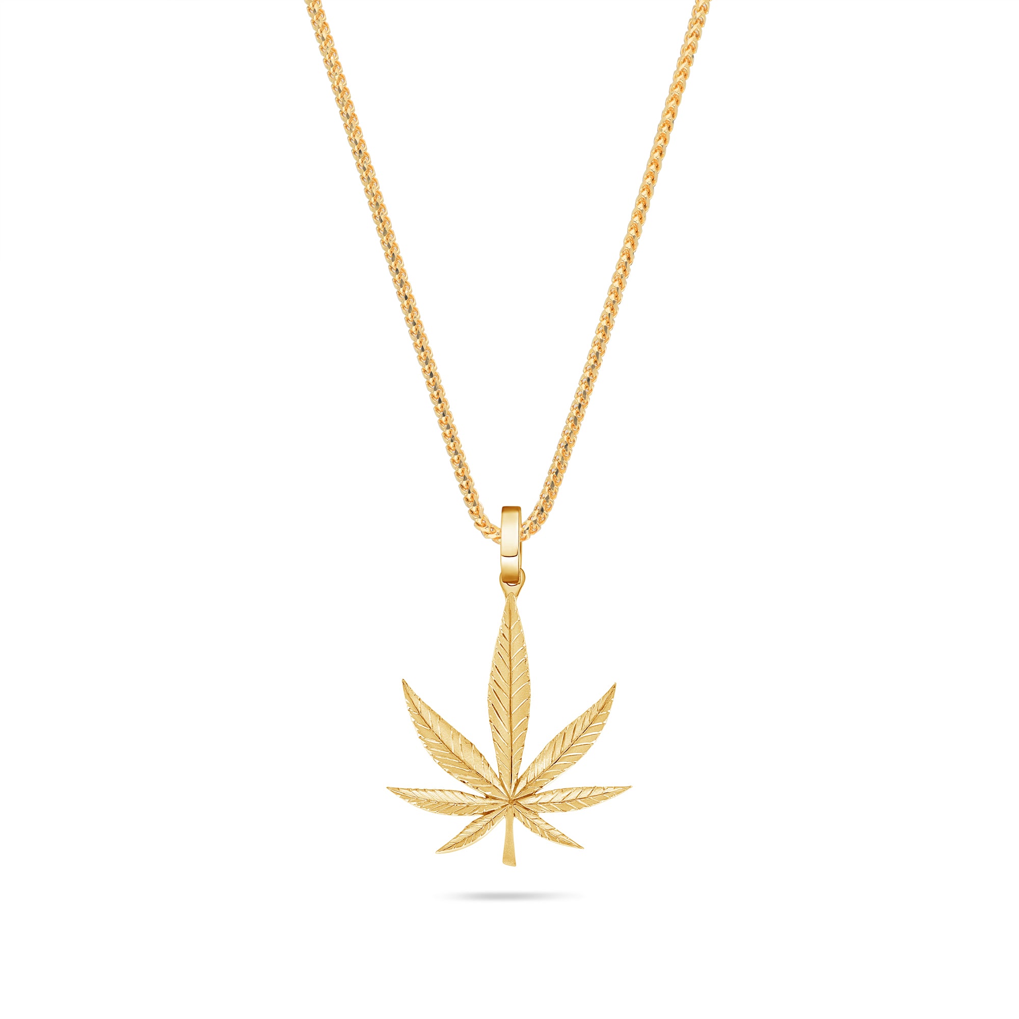 Leaf gold chain deals