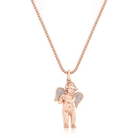 Baby Cherub Angel (Praying Hands, Partially Iced)
