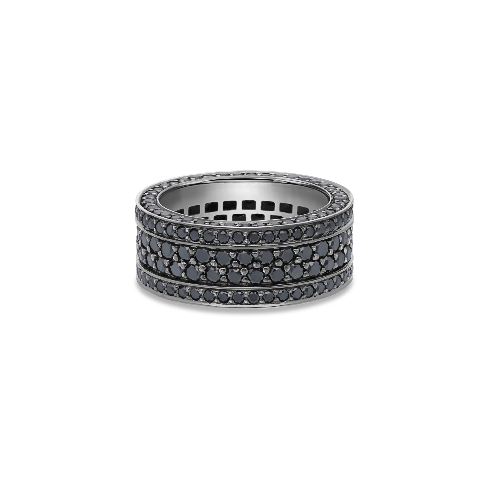 Massimo Eternity Ring (Special Black, 2-Row)