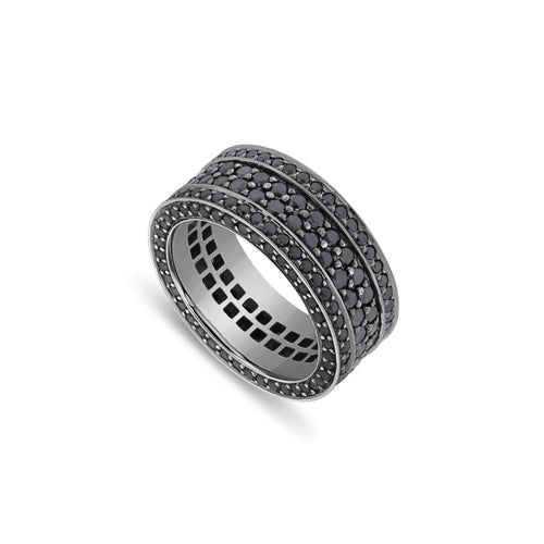 Massimo Eternity Ring (Special Black, 2-Row)