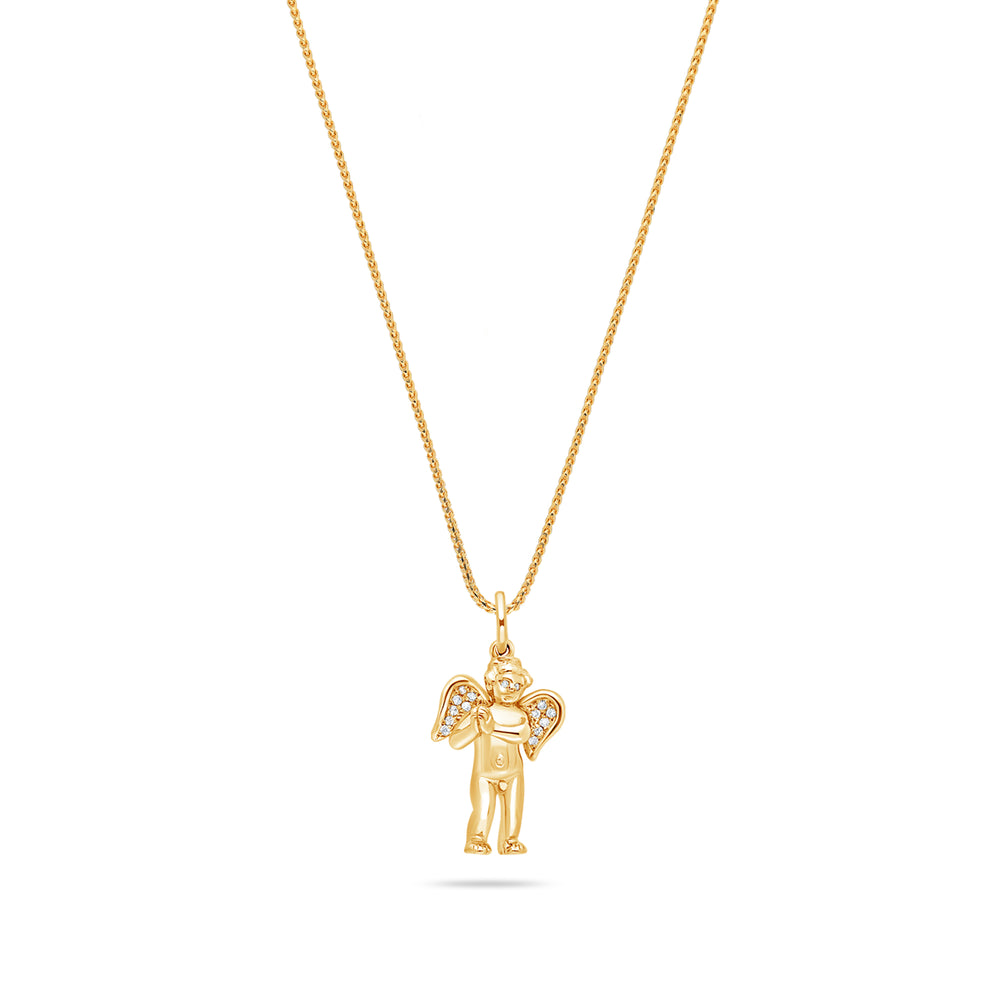 Nano Cherub Angel (Praying Hands, Partially Iced)