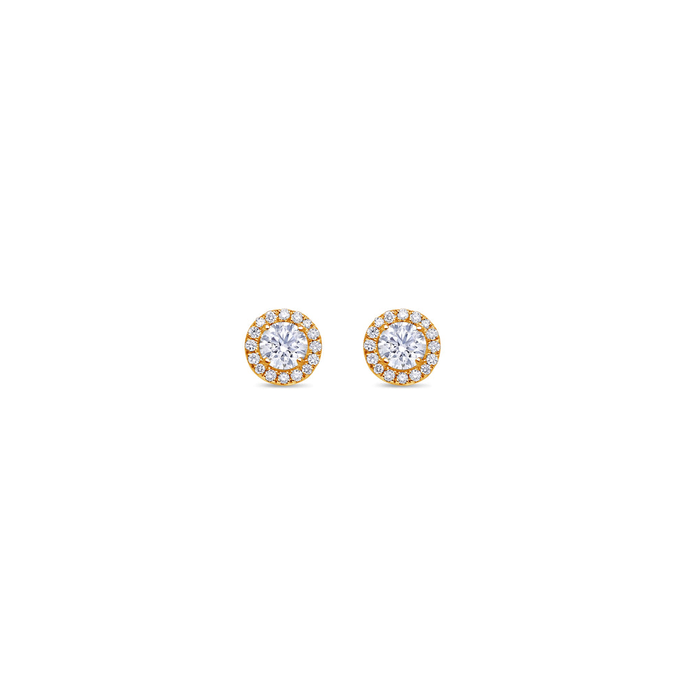 Elle Diamond Stud Earrings (0.70 Carat Total)