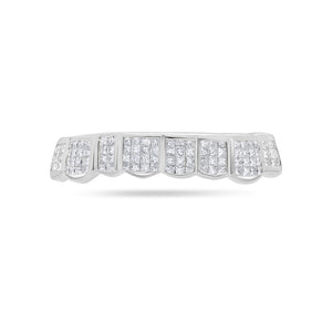 Fully Iced Princess Cut Diamond Grill (Invisible-Set)