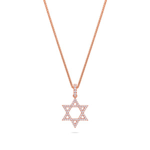 Micro Star of David Piece (Fully Iced)