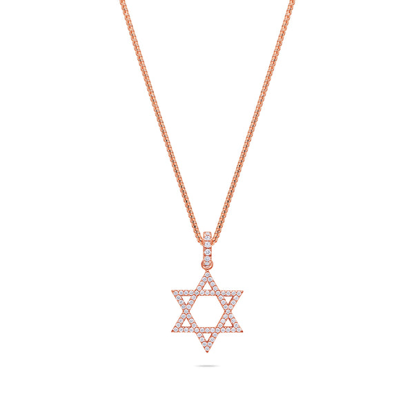 Micro Star of David Piece (Fully Iced)