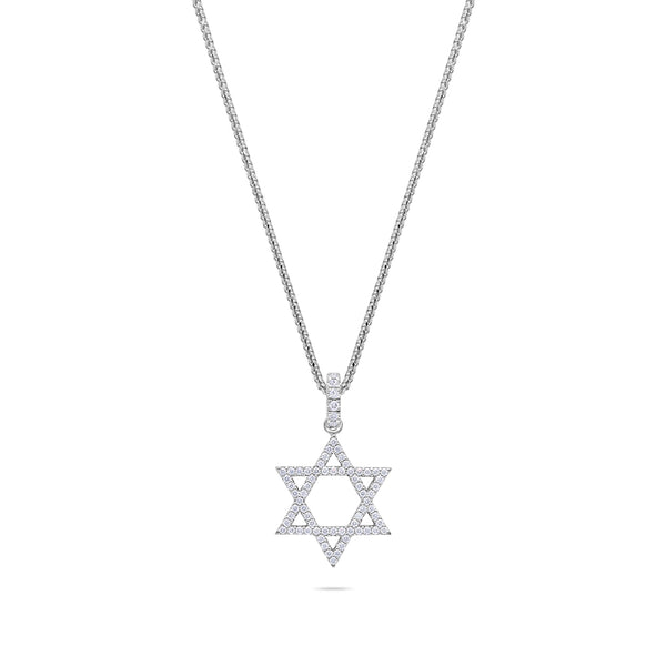 Micro Star of David Piece (Fully Iced)