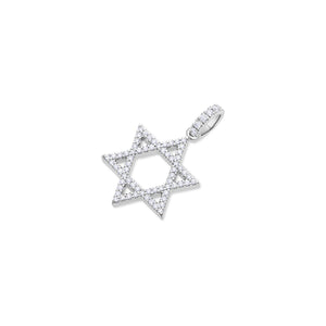 Micro Star of David Piece (Fully Iced)