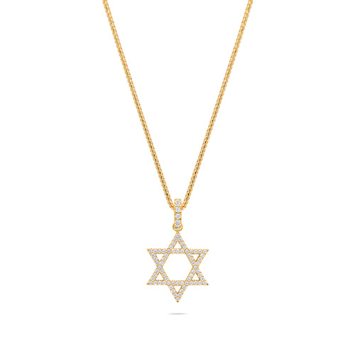 Micro Star of David Piece (Fully Iced)