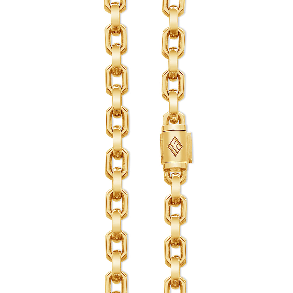 Gold Odin Link Chain (8mm)
