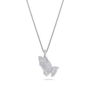 Micro Praying Hands Piece (Fully Iced)
