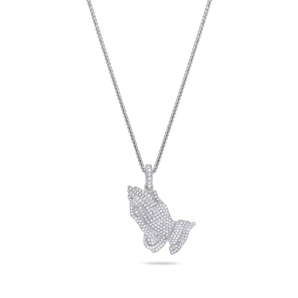 Micro Praying Hands Piece (Fully Iced)
