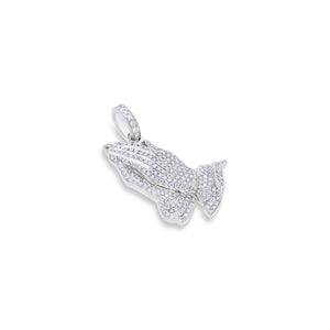 Micro Praying Hands Piece (Fully Iced)