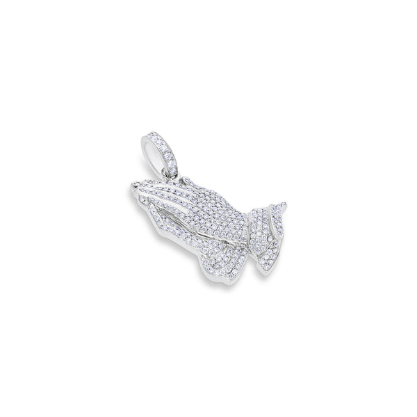Micro Praying Hands Piece (Fully Iced)