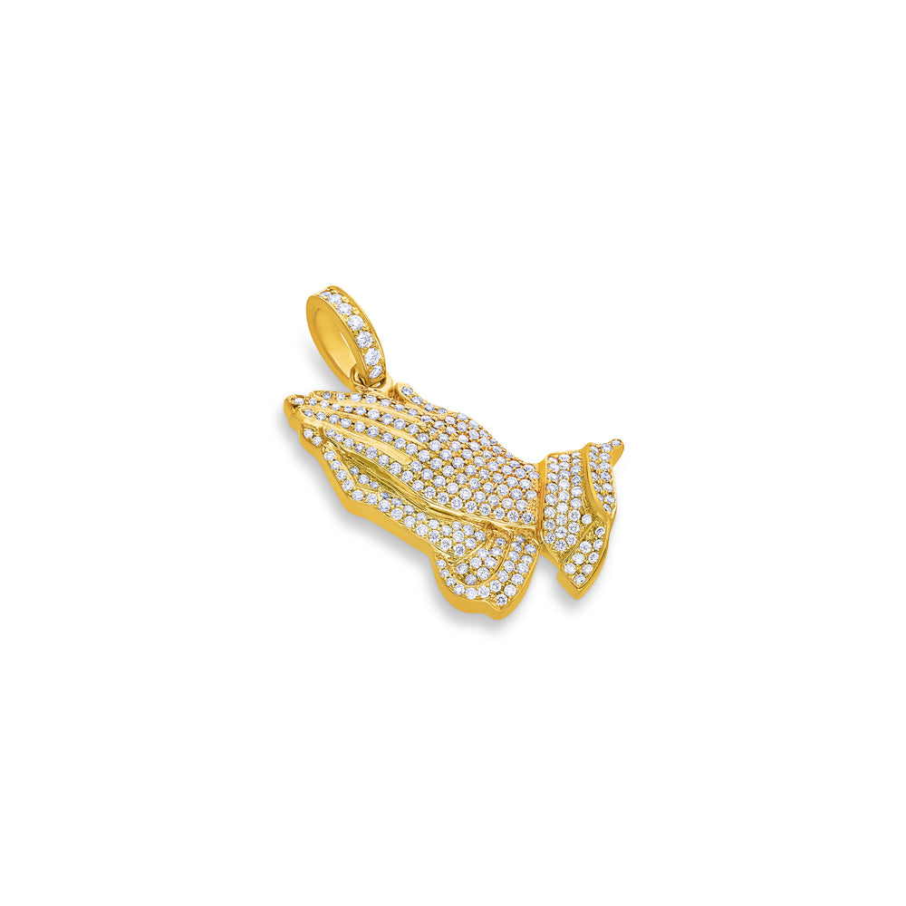 Micro Praying Hands Piece (Fully Iced)