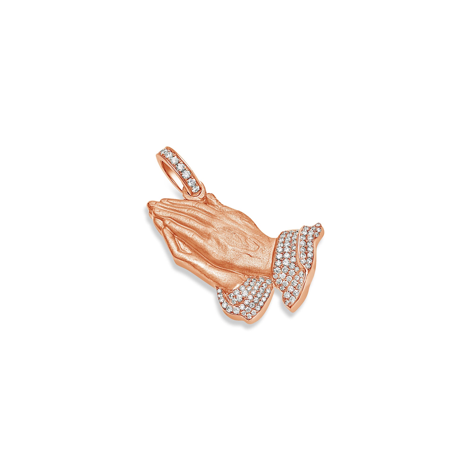 Micro Praying Hands Piece (Partially Iced)