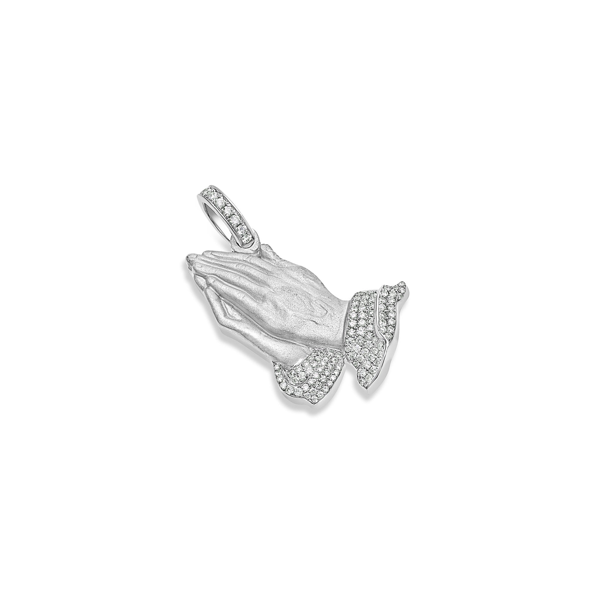 Micro Praying Hands Piece (Partially Iced)