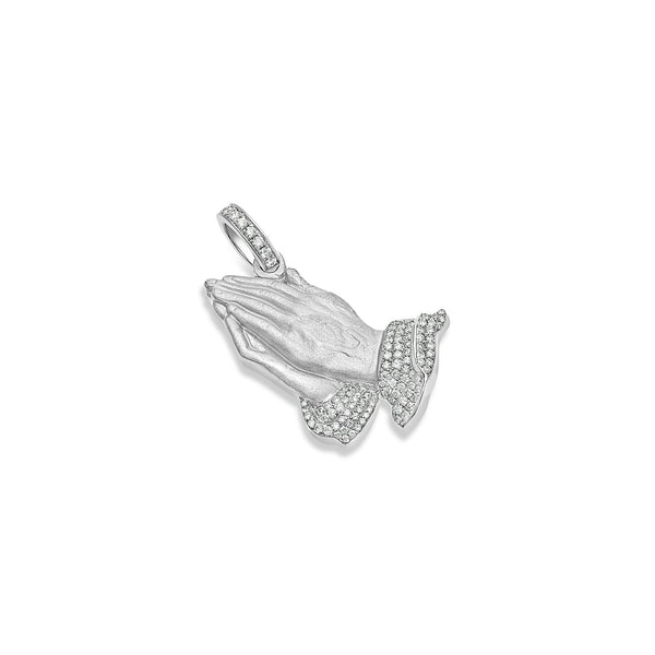 Micro Praying Hands Piece (Partially Iced)