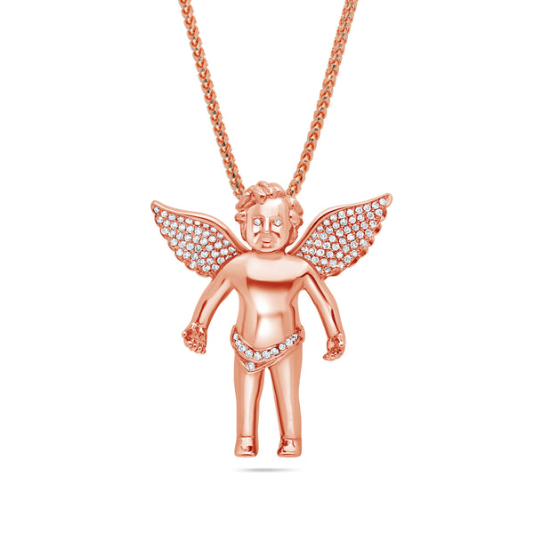 Baby Cherub Angel (Open Wings, Partially Iced)