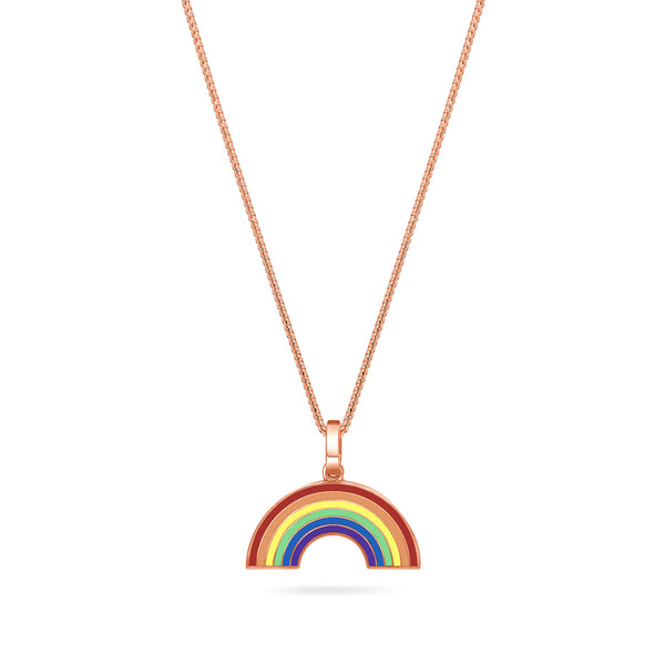 Micro Rainbow Piece (Solid Gold)
