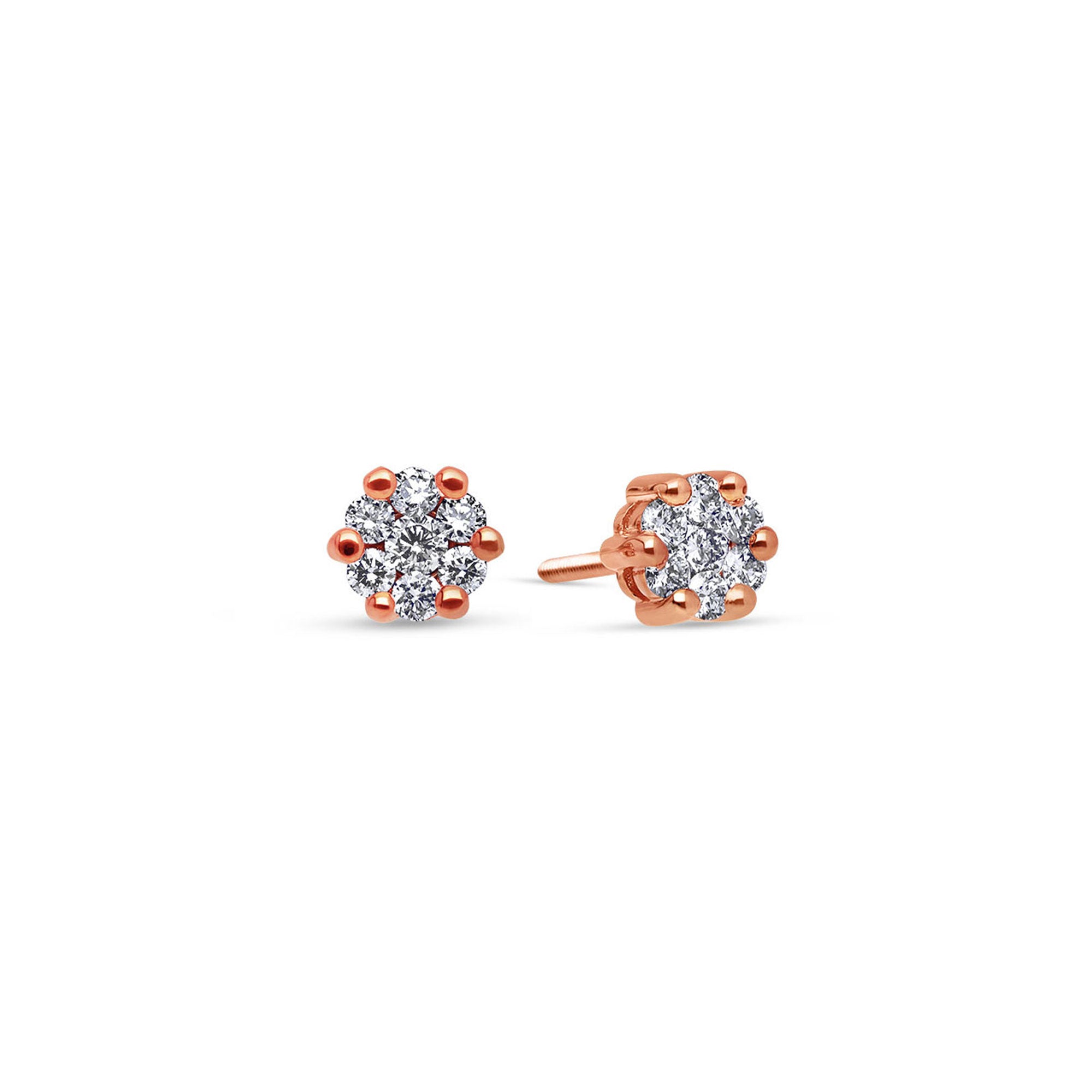 Pico Dax Diamond Cluster Earrings