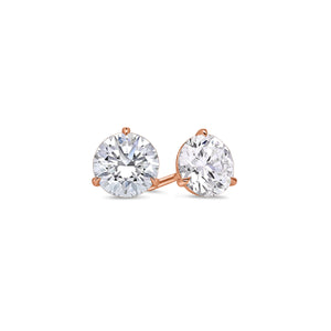 Solitaire Diamond Stud Earrings - (GIA, 4.00 Carat Total, Round)