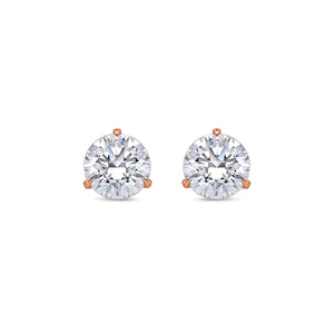 Solitaire Diamond Stud Earrings - (GIA, 4.00 Carat Total, Round)