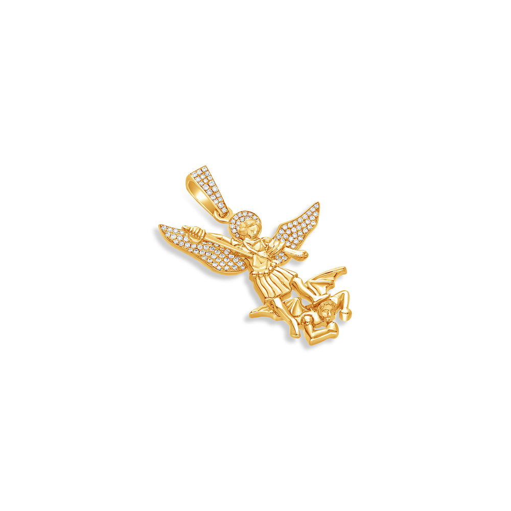 Micro Saint Michael Arch Angel Piece (Partially Iced)