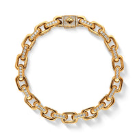 Diamond Odin Link Bracelet (8mm)