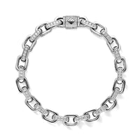 Diamond Odin Link Bracelet (8mm)
