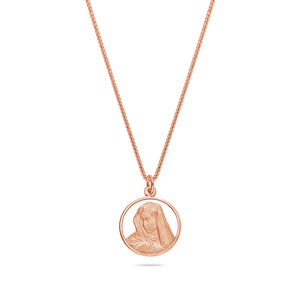 Micro Virgin Mary Medallion