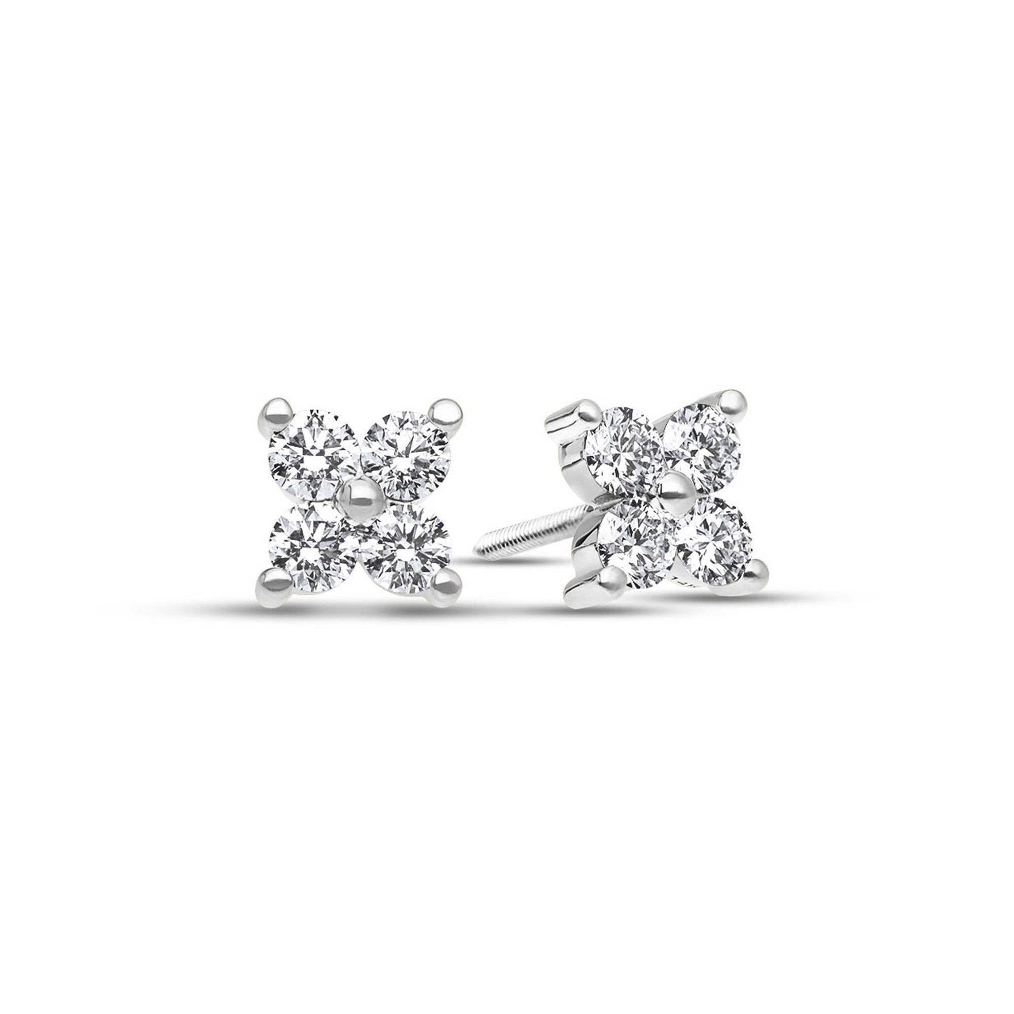 Baby Fortuna Diamond Cluster Earrings