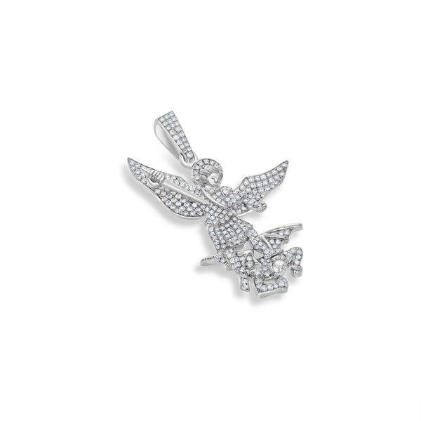 Micro Saint Michael Arch Angel Piece (Fully Iced)
