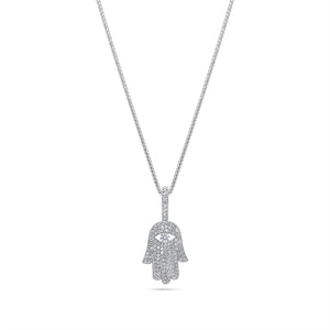 Micro Hamsa Piece (Blessings, Fully Iced)