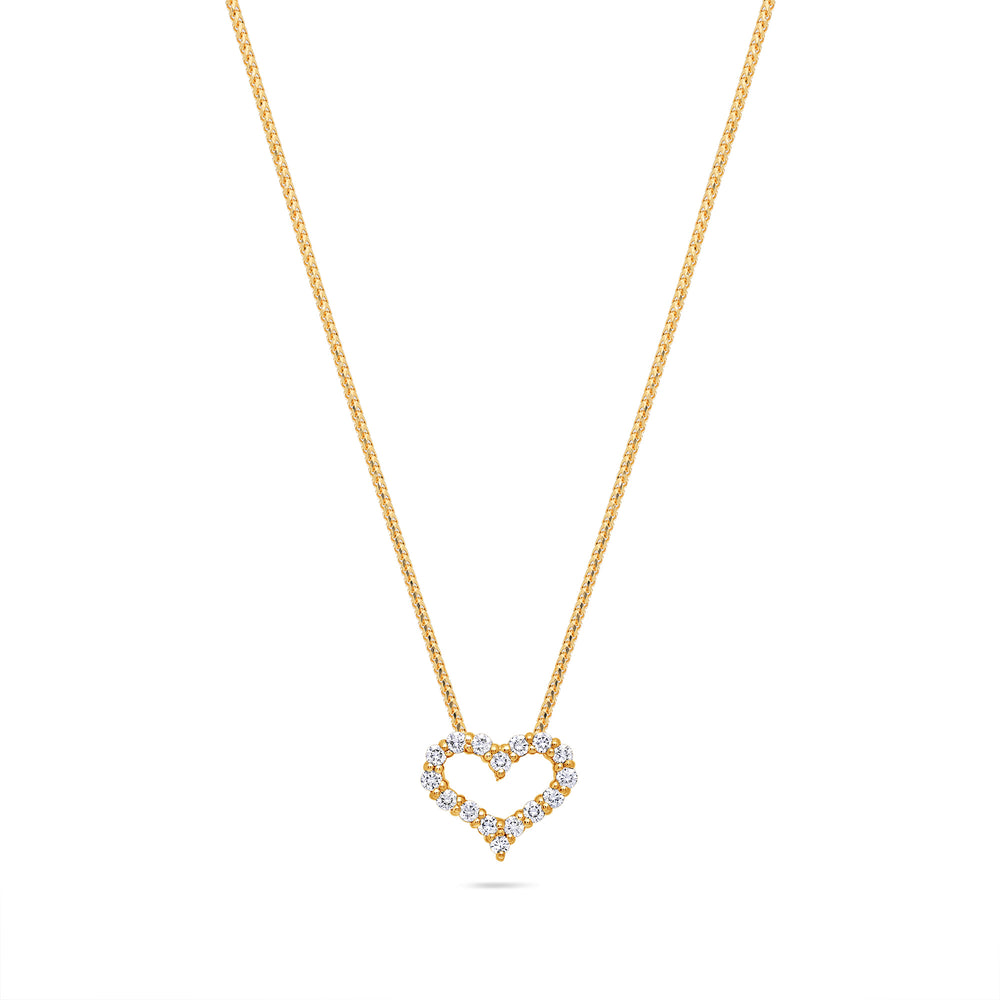 Micro Heart Necklace