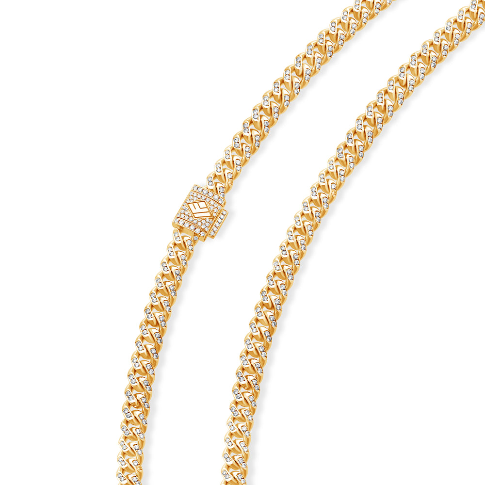 Diamond Cuban Link Chain (5mm)