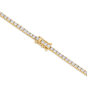 Vincent Diamond Tennis Bracelet (5-Point)