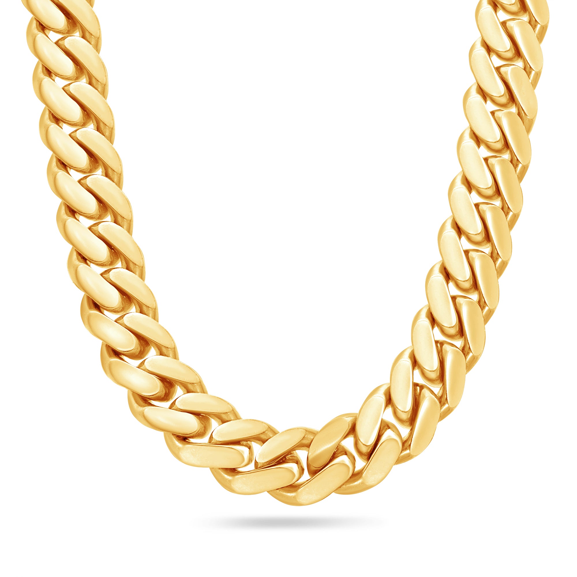 Gold Cuban Link Chain (11mm)