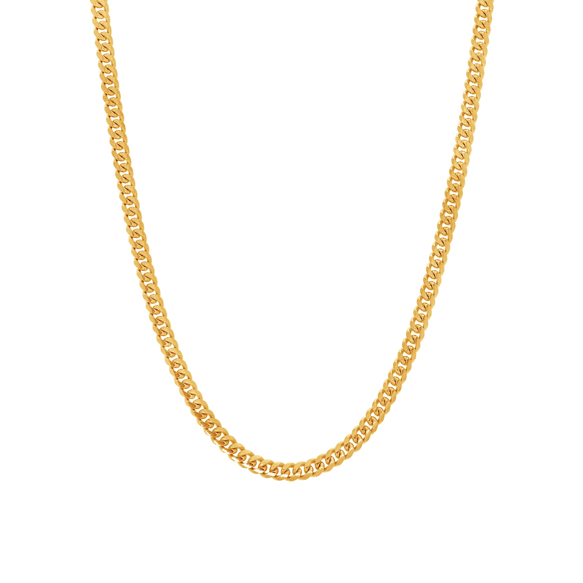 Cuban solid gold chain deals