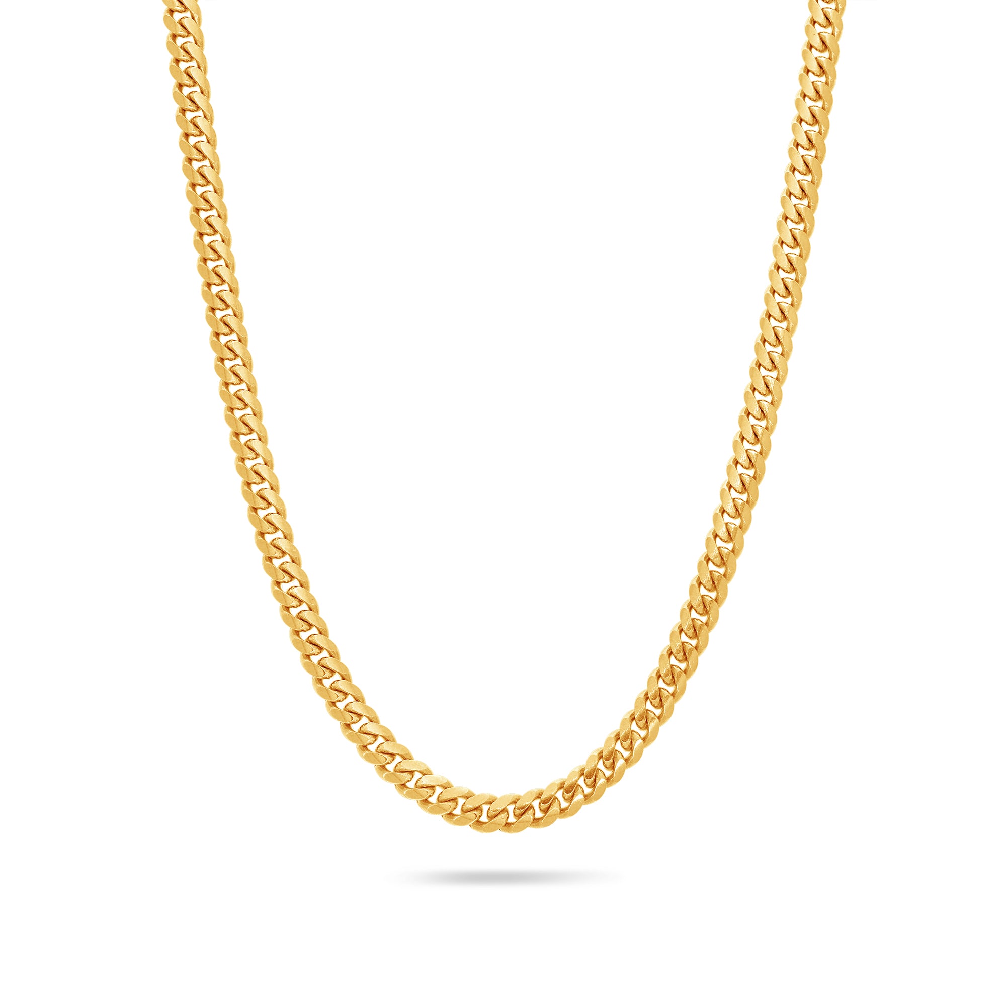 Gold Cuban Link Chain (3.2mm)