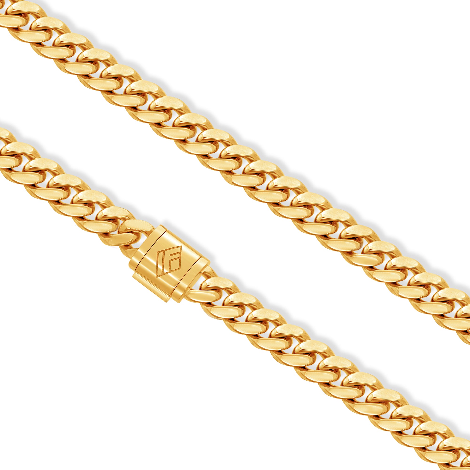 Gold Cuban Link Chain (9mm)