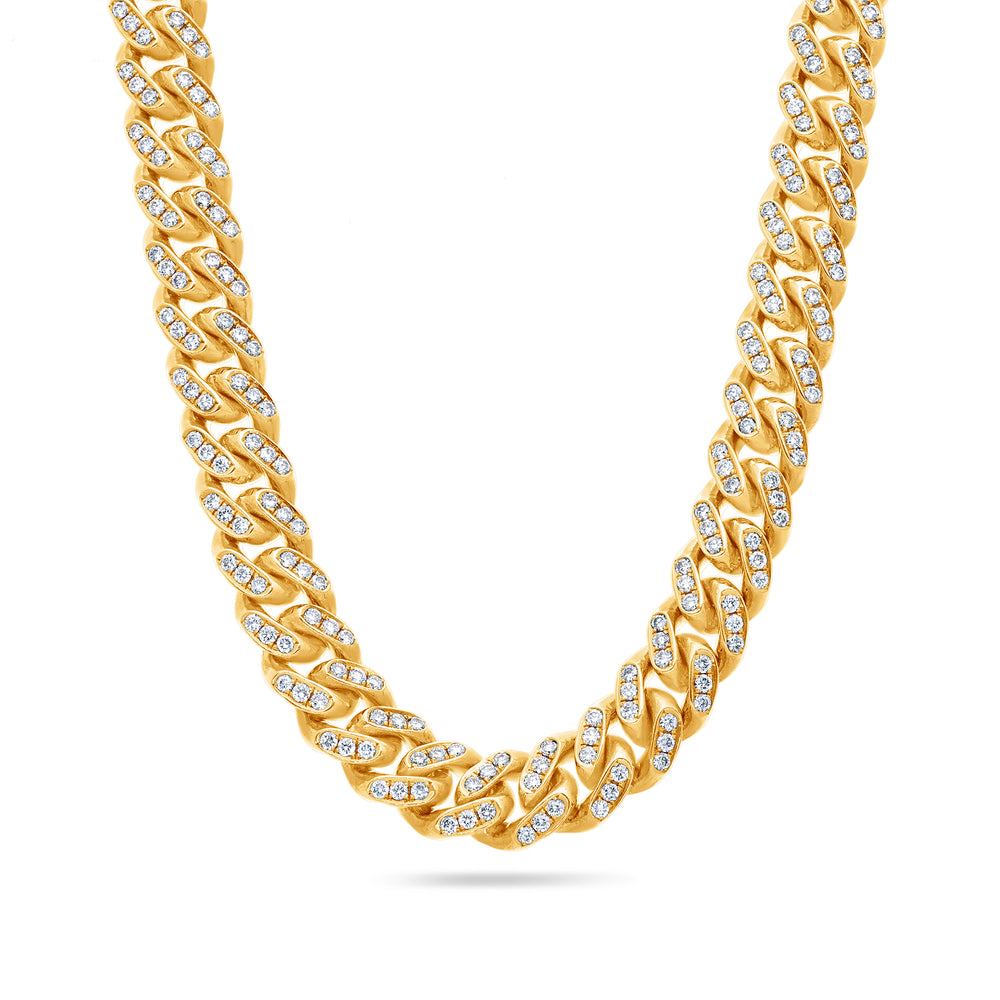 Diamond Cuban Link Chain (9mm)