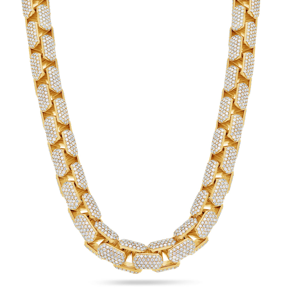 Diamond Moon Link Chain (11mm)