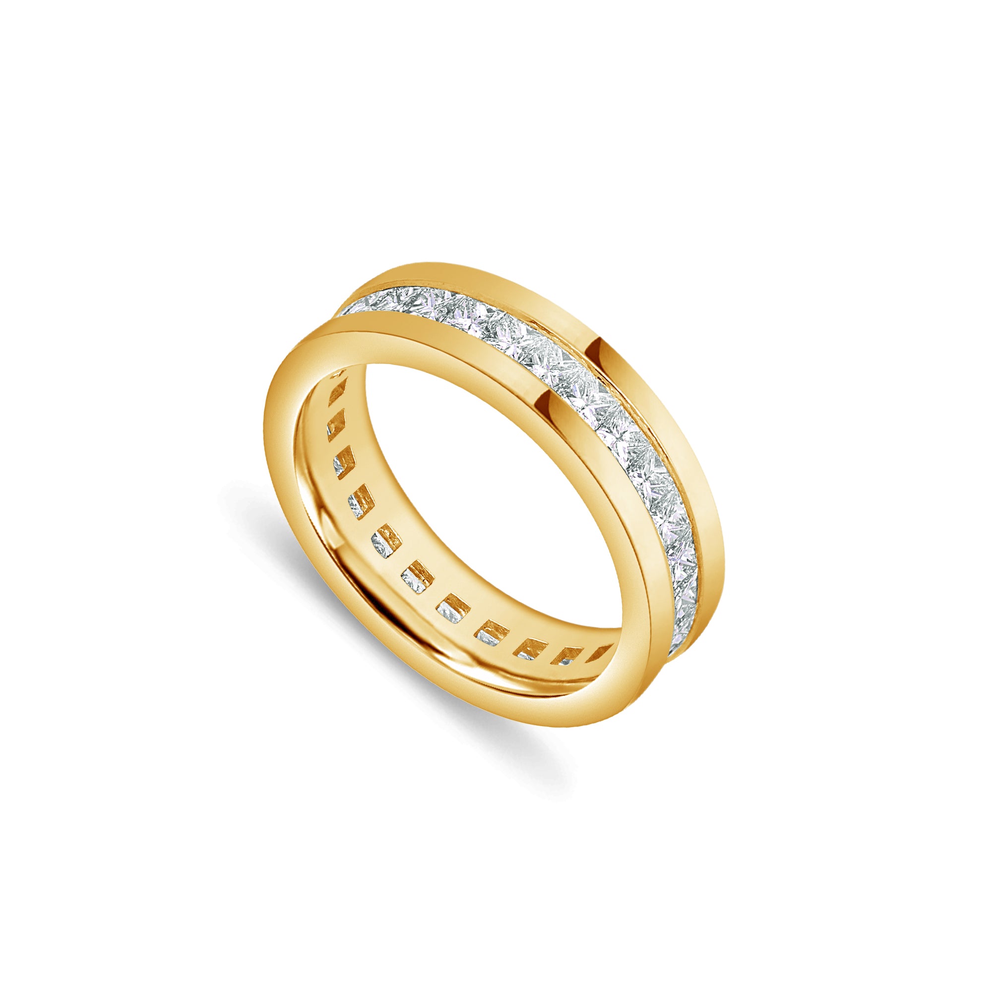 Lenox Eternity Ring (Princess Cut, 1-Row)