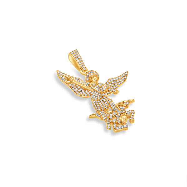 Micro Saint Michael Arch Angel Piece (Fully Iced)