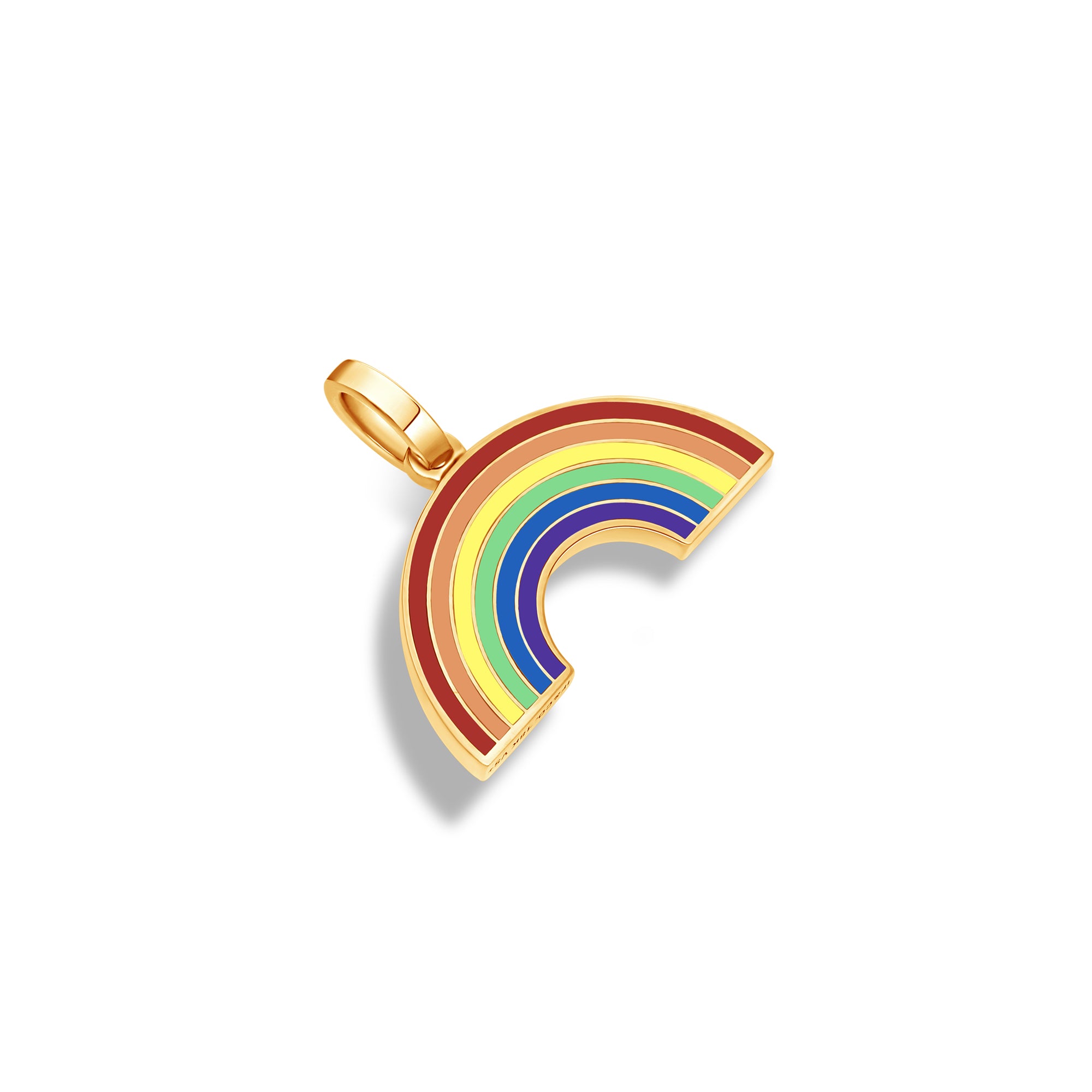 Micro Rainbow Piece (Solid Gold)