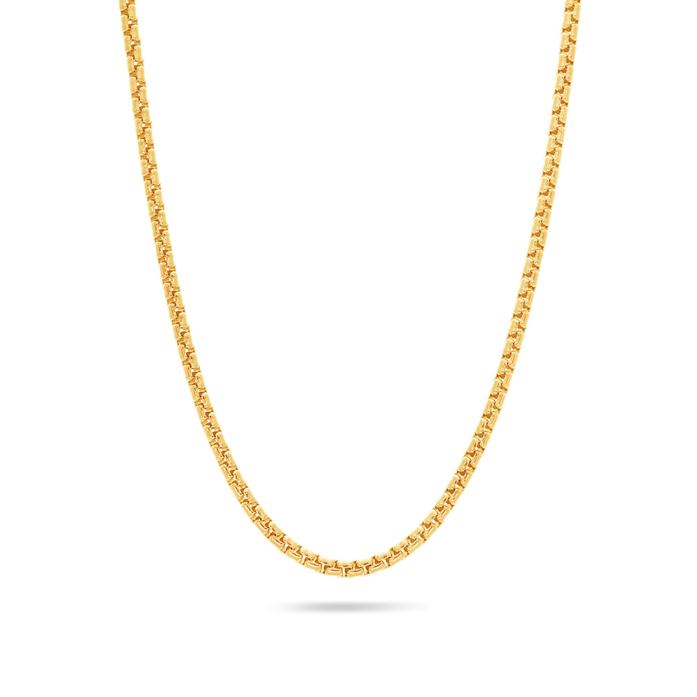 Gold Moon Link Chain (2.7mm)