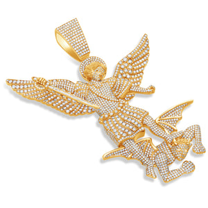Standard Saint Michael Arch Angel Piece (Fully Iced)