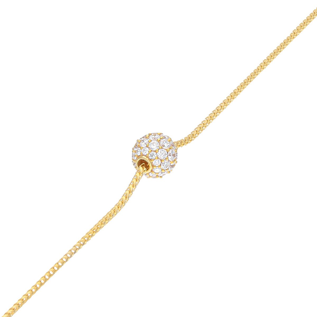  - Diamond Orb Necklace (7mm) - ifandco.com