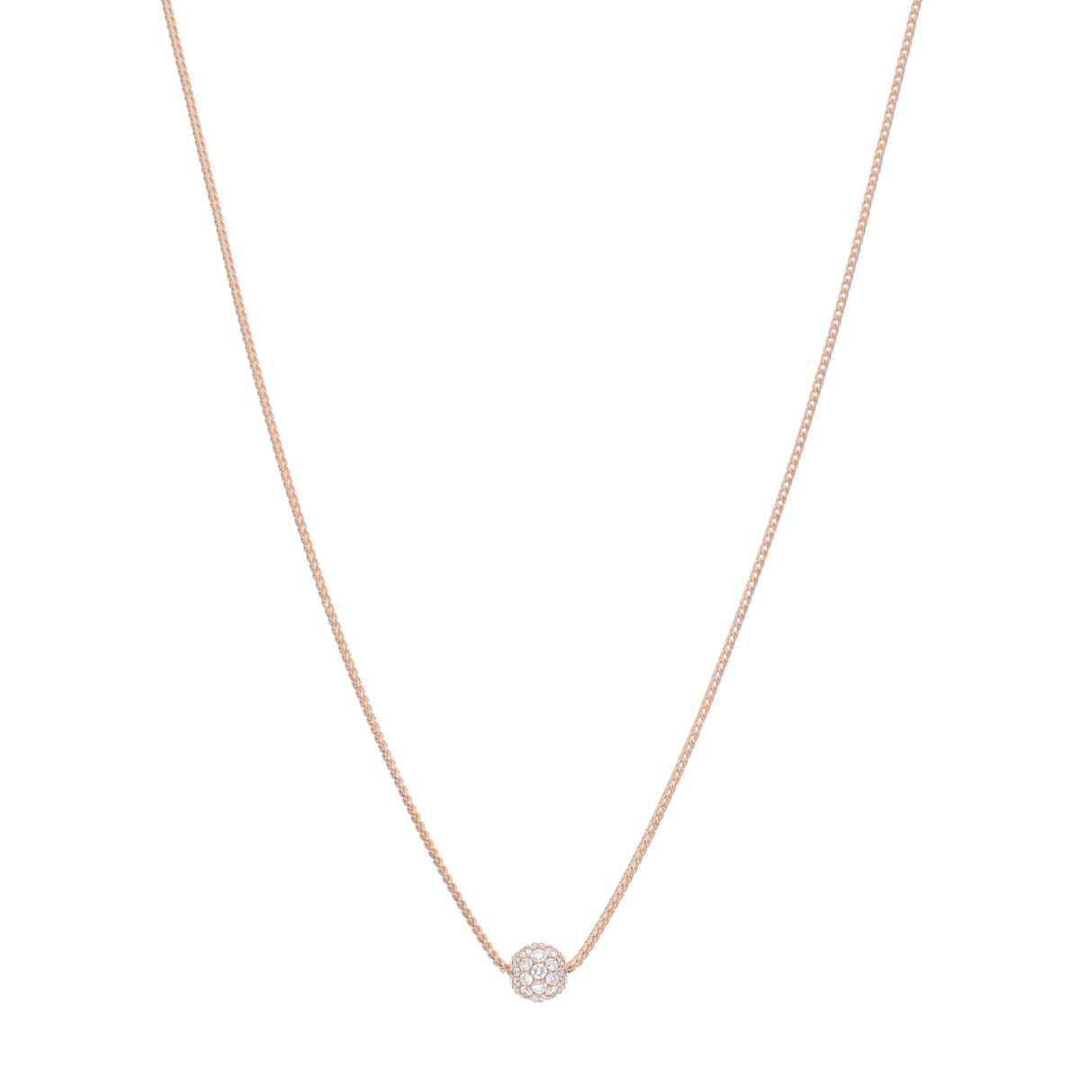  - Diamond Orb Necklace (7mm) - ifandco.com