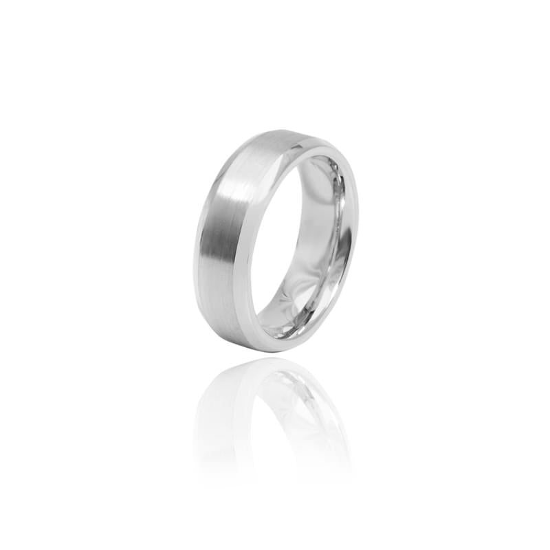 Arden Gold Ring (7mm) (18K WHITE GOLD) - IF & Co. Custom Jewelers
